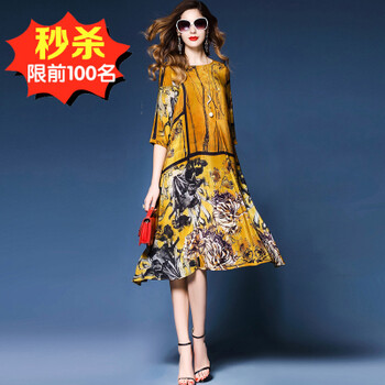 微胖女神，收腰袖連衣裙來(lái)助力