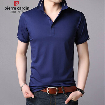 皮爾卡丹（pierrecardin） 短袖 男士T恤 BB9040藏青 