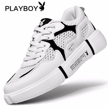 花花公子（PLAYBOY）男士白黑（網(wǎng)面款） 41