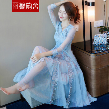 優(yōu)雅鏤空連衣裙，打造性感女神