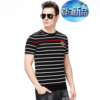 皮爾卡丹（pierrecardin） 短袖 男士T恤 8632黑色 
