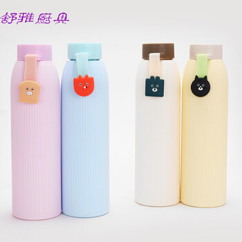 創(chuàng  )意防燙，雙層玻璃水杯不能少