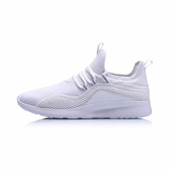 李寧（LI-NING）跑步鞋粉標準白/赤櫻紅 