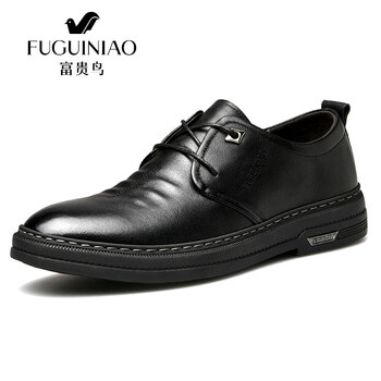 富貴鳥（Fuguiniao）男士黑色(系帶) 44