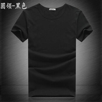 XBLGX 短袖 男士T恤 圓領(lǐng)-黑色 