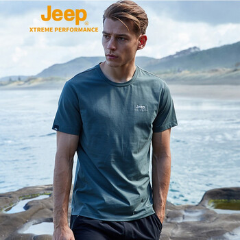 Jeep（吉普） 短袖 男士T恤 軍綠 