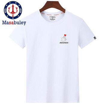 Masabuley 短袖 男士T恤 T13白色 