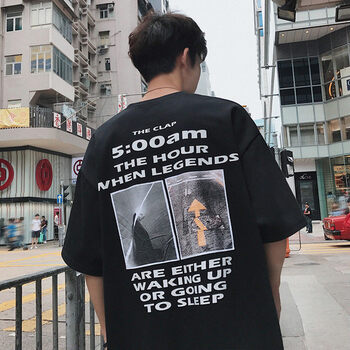 古萊登（GODLIKE） 短袖 男士T恤 M1003-黑色 