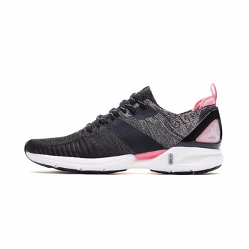 李寧（LI-NING）跑步鞋標(biāo)準(zhǔn)黑/竺葵粉ARBP012-6 
