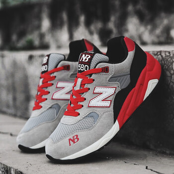 MR跑步鞋 580-07灰紅  44