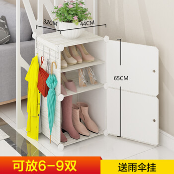 簡易塑料鞋架，讓衣物收納更有范