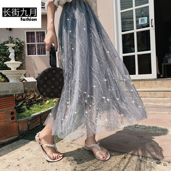 優(yōu)雅網(wǎng)紗長(zhǎng)裙，讓你變身性感女神