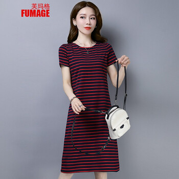 芙瑪格（FUMAGE） 條紋  連衣裙