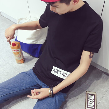 尊尚鳥(niǎo)（ZunshangniaO） 短袖 男士T恤 Y05黑色 