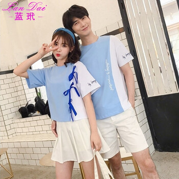 藍玳（LanDai） 繡花，印花 短袖 T恤 女 圓領