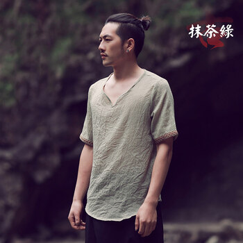AWOL ATTITUDE WITHOUT LIMITS 短袖 男士T恤 抹茶綠 