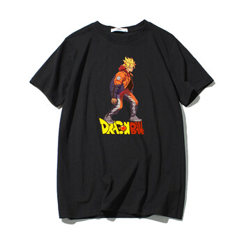 低調的依戀 短袖 男士T恤 黑色悟空 