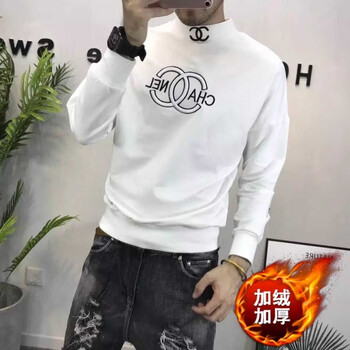 古萊登（GODLIKE） 長(zhǎng)袖 男士T恤 雙C白 