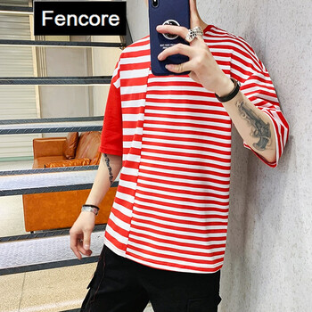 Fencore 短袖 男士T恤 紅色 