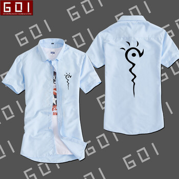 古萊登（GODLIKE） 短袖 男士T恤 淺藍(lán)色(001) 