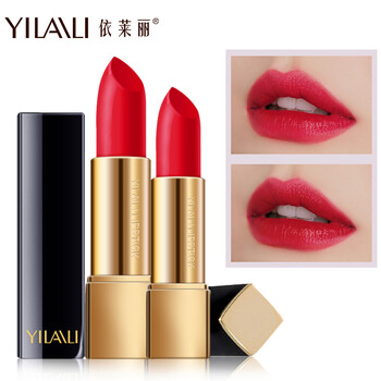 依萊麗（YILAILI） 紅色 口紅唇膏