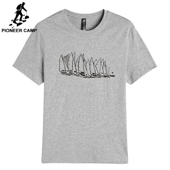 拓路者（Pioneer Camp） 短袖 男士T恤 901060-灰色 