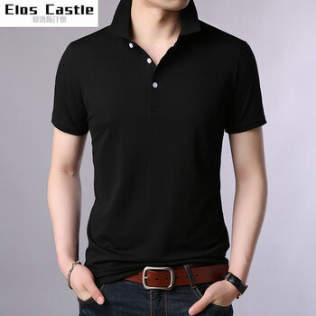 愛洛斯汀堡（Elos Castle） 短袖 男士T恤 1208黑色 