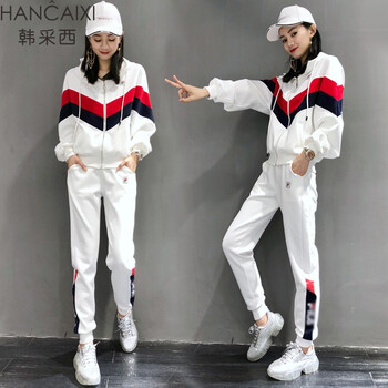 韓采西（HANCAIXI） 高腰 哈倫褲 女 長(zhǎng)褲 休閑褲