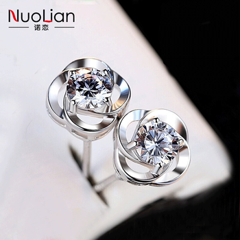 諾戀（nuolian）耳釘S999純銀