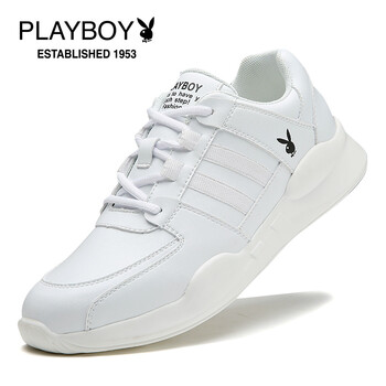 花花公子（PLAYBOY）男士白色（皮面） 41