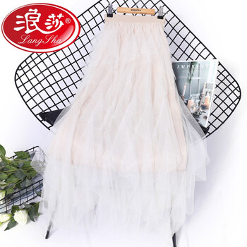 浪莎（langsha）半身裙中長裙