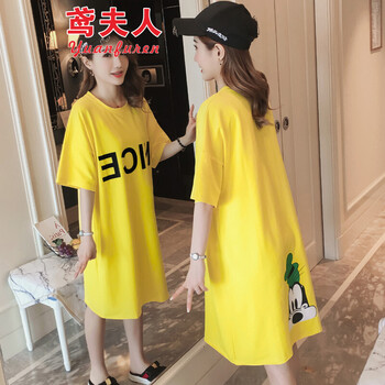 鳶夫人 卡通動(dòng)漫，字母 印花 連衣裙