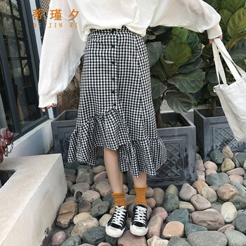 復(fù)古半身短裙，讓你的美腿更簡(jiǎn)單