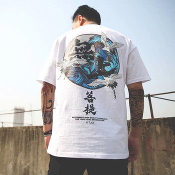 deciuhlae 短袖 男士T恤 白色201無上菩提 
