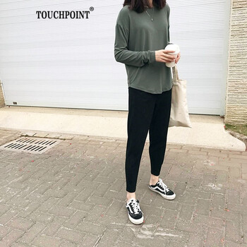 TOUCHPOINT 高腰 哈倫褲 女 九分褲 休閑褲