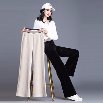 敘道（XuDao） 高腰 喇叭褲 女 長褲 休閑褲