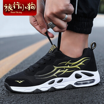 旅行小狗（Travel The dog）男士806黑金【升級網(wǎng)面款】 40