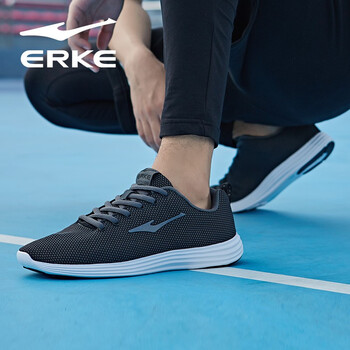 鴻星爾克（ERKE）跑步鞋正黑3167 44，39，40，41，42，43