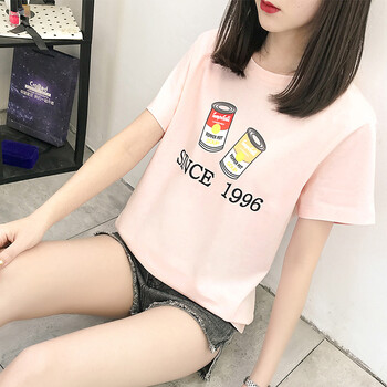 卡通字母打底衫