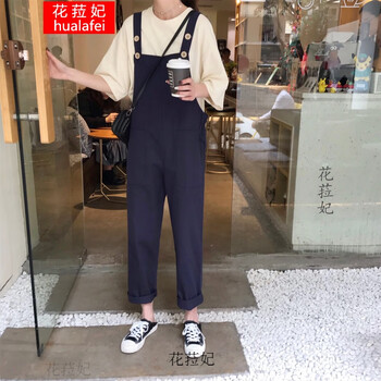 寬松減齡背帶褲，讓你變身少女心