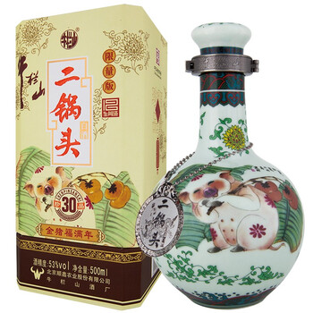 牛欄山（niulanshan）53度375mL-500mL，500ml 清香型，清香