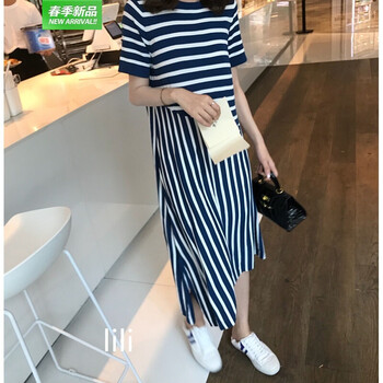 經(jīng)典條紋裙，穿出你的少女心