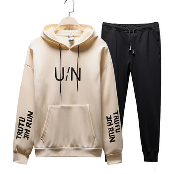 騎士普?。≒utin·Rider） 長袖 男士T恤 UN卡其+皮繩套裝 XL，L，M，XXL