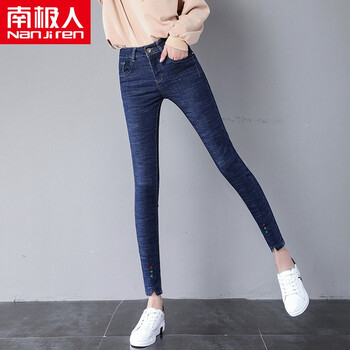 元素,流行,新款,羽絨鉛筆褲,趨勢,牛仔,樣式