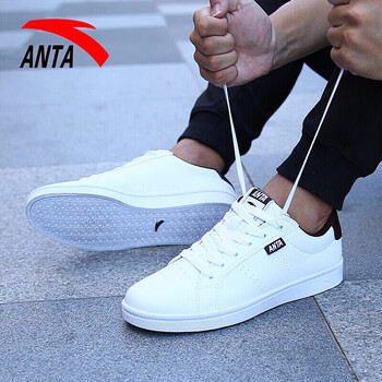 安踏（ANTA）跑步鞋白咖啡 