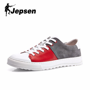 吉普森（JEPSEN）男士白灰紅 41