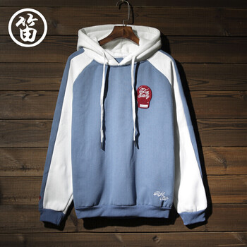 騎士普?。≒utin·Rider） 七分袖 男士T恤 加絨拳頭藍(lán)色 XL，L，XXL，M
