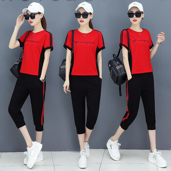 前衛主義（QIANWEIHZUYI） 撞色 短袖 T恤 女 圓領(lǐng)