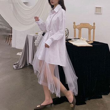 復(fù)古襯衫裙，打造優(yōu)雅小仙女