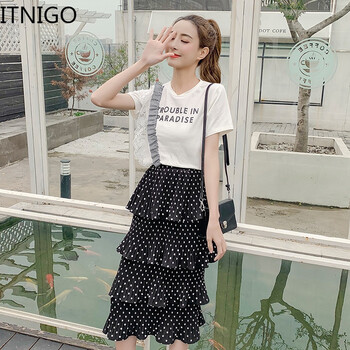 ITNIGO  波點(diǎn) 連衣裙